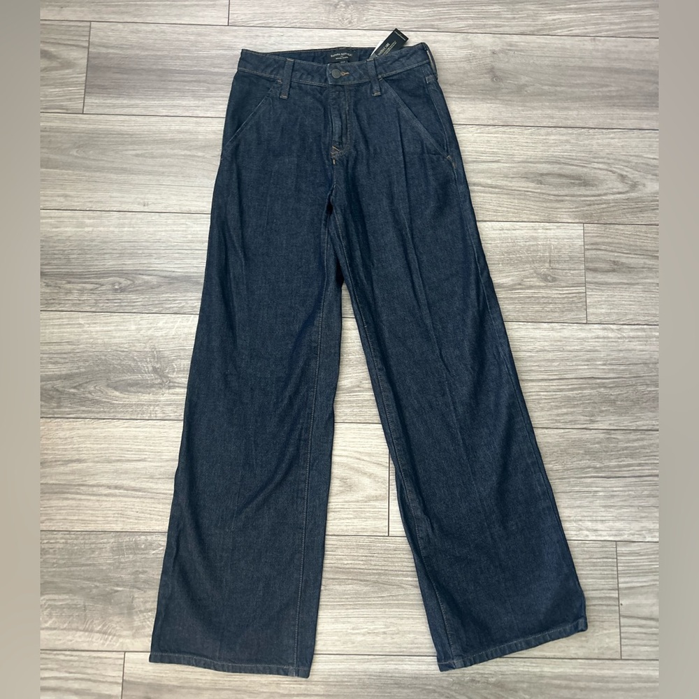 NWT Banana Republic Dark Blue Flare Jeans